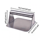 🍔 Pressa per Hamburger Antiaderente in Acciaio Inox | Forma Uniforme, Facile da Pulire & Maniglia Ergonomica | 3 Forme per Casa e Grigliate🥩