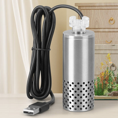 🐠✨ Skimmer di Superficie USB per Acquario | Rimuove Pellicola e Detriti 💧, Flusso 90 L/H & Fissaggio a Ventose 🫧 | 5V, 0,5W & Design Compatto 🐟