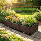 🌱🪴 Fioriera Modulare per Orto e Piante | Autoirrigazione 💧, Drenaggio & Struttura Stabile 🛡️ | PP Rinforzato ☀️ | 6 Formati per Giardino e Balcone