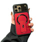 📱 Cover Magnetica con Protezione Obiettivo Pieghevole – Supporto Invisibile Integrato | Anello Magnetico Potente | PC Opaco Premium | Design Sottile | Per iPhone 13–17 | 3 Colori ✨🛡️