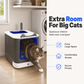 🐱🚽 Lettiera Coperta Extra Large | Ingresso Superiore , Cassetto Estraibile 🧼 & Controllo degli Odori 🌿 | Spaziosa per Gatti Grandi | 3 Colori & 2 Stili ✨