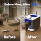 🐱🚽 Lettiera Coperta Extra Large | Ingresso Superiore , Cassetto Estraibile 🧼 & Controllo degli Odori 🌿 | Spaziosa per Gatti Grandi | 3 Colori & 2 Stili ✨