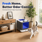 🐱🚽 Lettiera Coperta Extra Large | Ingresso Superiore , Cassetto Estraibile 🧼 & Controllo degli Odori 🌿 | Spaziosa per Gatti Grandi | 3 Colori & 2 Stili ✨