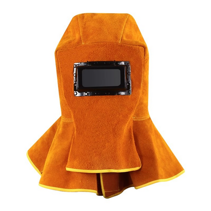 🔧 Maschera da Saldatura Professionale – Copertura Collo & Spalle | Doppia Lente Flip-Up | Chiusura Velcro | Rinforzi a Rivetti | Versione Auto-Oscurante Disponibile 🛡️✨