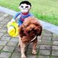 🤠🐶 Costume da Cowboy per Cani | Tessuto Morbido e Traspirante | Pony Peluche e Cappellino Removibili | Taglie S–XL, 30–90 cm | Feste e Foto 📸