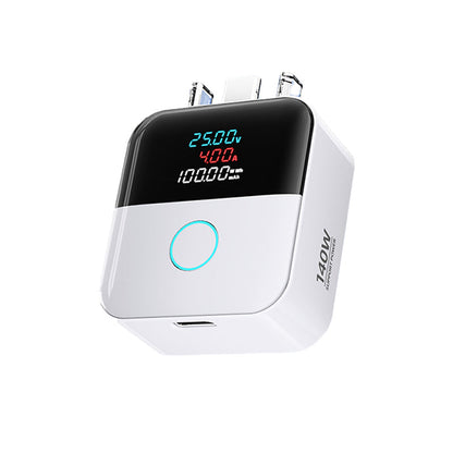 🔋 Protettore di Ricarica USB-C Intelligente | ⚡ Potenza fino a 140W | 📊 Display LED in Tempo Reale | 🔌 Spegnimento Automatico a Carica Completa | 🌡️ Controllo della Temperatura | Per Smartphone, Tablet e Laptop