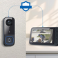 📹 Campanello Video Wireless con Monitor Interno | Video HD 1080p e Visione Grandangolare 170° | Audio Bidirezionale e Portata Fino a 150 m | Sicurezza per la Casa 🏠
