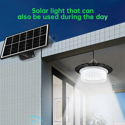 ☀️ Lampada Solare a Sospensione da Esterno 💡 | Illuminazione 360° 244 LED 1000LM ✨ | Batteria 4400mAh 4 Livelli di Luminosità 🔋 | Impermeabile IP65 per 🏡