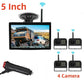 📹 Sistema di Telecamere per Veicoli 1080P | Visione Multiangolo e Schermo Diviso | Telecamere Wireless per Camion, Camper e Autobus | 12–24 V 🚛