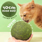 🧶Palla Gigante di Erba Gatta Naturale 10 cm 🐱🌿 - Masticabile & Interattiva | Allevia lo Stress & Pulisce i Denti | 100% Sicura e Atossica | Ideale per Gatti di Tutte le Età | 50% DI SCONTO 💚