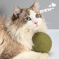 🧶Palla Gigante di Erba Gatta Naturale 10 cm 🐱🌿 - Masticabile & Interattiva | Allevia lo Stress & Pulisce i Denti | 100% Sicura e Atossica | Ideale per Gatti di Tutte le Età | 50% DI SCONTO 💚