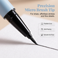 👁️ Eyeliner Liquido Waterproof a Tratto Ultra-Sottile | Ali Perfette in Pochi Secondi ✨ | Anti-Smacciatura e Tenuta 24H 🖤 | Ideale per Principianti 🌟 | Nero o Marrone, 600 mg