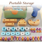 🛠️ Kit Utensili Giocattolo Educativi Fai da Te per Bambini | Set di Costruzioni STEM con Trapano Giocattolo 🔧 | Stimola Creatività, Logica e Coordinazione 🧠 | Scatola Portaoggetti Inclusa 📦 | Versioni da 124 a 190 Pezzi 👦👧
