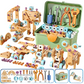 🛠️ Kit Utensili Giocattolo Educativi Fai da Te per Bambini | Set di Costruzioni STEM con Trapano Giocattolo 🔧 | Stimola Creatività, Logica e Coordinazione 🧠 | Scatola Portaoggetti Inclusa 📦 | Versioni da 124 a 190 Pezzi 👦👧