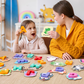 🧸 Giocattolo in Legno con Lettere e Animali da Abbinare | Impara l'Alfabeto Giocando 📚 | 26 Pezzi con Illustrazioni di Animali Colorate 🐶 | Bordi Lisci e Materiali Sicuri 🛡️ | Consigliato dai 3 Anni 👶
