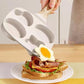 Padella a 4 Scomparti per Colazione 🍳🥚 | Cuoce Uova, Pancake e Mini Frittate Insieme | Rivestimento Antiaderente