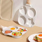 Padella a 4 Scomparti per Colazione 🍳🥚 | Cuoce Uova, Pancake e Mini Frittate Insieme | Rivestimento Antiaderente