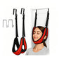🧘 Fascia di Trazione Cervicale da Porta | Sostiene Testa e Collo Comfortevolmente 🙆 | Ganci Facili da Montare e Cinghie Regolabili 🚪 | Ideale per Stretching Quotidiano dopo Lavoro e Studio 💻