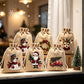 Sacchetti Regalo Natalizi con Coulisse 🎄 | Design Festoso 🎅 | Riutilizzabili ♻️ | Perfetti per Caramelle e Piccoli Regali 🎁