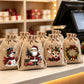 Sacchetti Regalo Natalizi con Coulisse 🎄 | Design Festoso 🎅 | Riutilizzabili ♻️ | Perfetti per Caramelle e Piccoli Regali 🎁
