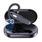 🎧 Auricolare Bluetooth Mono con Archetto Regolabile | Doppio Microfono Anti-Rumore per Chiamate Nitide 🎙️ | Rotazione a 180°, Destra o Sinistra 🔄 | IPX5 e Custodia di Ricarica 500 mAh 💦 | Ideale per Lavoro, Riunioni e Viaggi 🚗