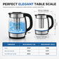☕ Bollitore Elettrico in Vetro Borosilicato 2 L | Bollitura rapida, infusore per tè e protezione dal surriscaldamento | Nero🍵