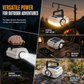 🏕️ Lanterna da Campeggio a Energia Solare | 🔦 Lampada da Lavoro Multifunzione | 🔋 Power Bank Integrato | 🌧️ Resistente alle Intemperie
