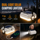 🏕️ Lanterna da Campeggio a Energia Solare | 🔦 Lampada da Lavoro Multifunzione | 🔋 Power Bank Integrato | 🌧️ Resistente alle Intemperie