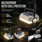 🏕️ Lanterna da Campeggio a Energia Solare | 🔦 Lampada da Lavoro Multifunzione | 🔋 Power Bank Integrato | 🌧️ Resistente alle Intemperie