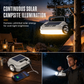 🏕️ Lanterna da Campeggio a Energia Solare | 🔦 Lampada da Lavoro Multifunzione | 🔋 Power Bank Integrato | 🌧️ Resistente alle Intemperie