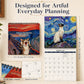 😺 Calendario 2027 a Tema Gatto con Meme Divertenti | 12 Mesi di Illustrazioni Feline, Una Diversa per Ogni Mese 🗓️ | Planning Pratico per Casa e Ufficio 🏠 | Idea Regalo per Amanti dei Gatti 🎁 | In Carta, circa 200 g