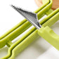 🍉 Set 3 in 1 per Anguria e Melone | Scavino, Lama a V e Separatore della Polpa 🔪 | Acciaio Inossidabile 430 e PP 🛠️ | Impugnatura Ergonomica ✋ | Perfetto per Palline di Frutta, Macedonia e Decorazioni 🎂