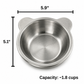 🥣Ciotola Ortopedica Inclinata a 15° | Supporto per Collo e Digestione 🐶 | Acciaio Inossidabile Antigravità ✨ | Ideale per Cani e Cuccioli 🐾