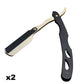 🪒 Rasoio da Barbiere Pieghevole in Metallo | Perno Ergonomico a 270° 🔄 | Caricamento Lame a Scatto Rapido ⚙️ | Rasatura di Precisione a Casa ✨ | Piegato Circa 14 cm · 60 g 📏