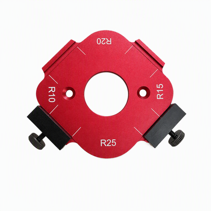 🪚 Sagoma per Fresatrice ad Angolo R | Angoli Arrotondati Precisi su Legno, Alluminio Anodizzato 🛡️ | Blocchi di Arresto Antiscivolo ✨ | R10–R60, per Mobili e Fai da Te 📏