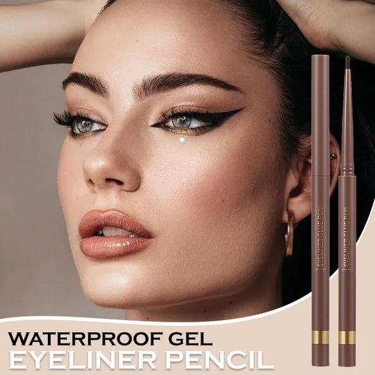 👁️ Matita Eyeliner in Gel Ultra Fine 1,5 mm ✒️ | Formula Waterproof e Anti-Sbavature a Lunga Tenuta ✨ | Tratto Scorrevole ad Alta Precisione | 3 Tonalità Intense