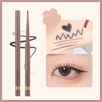 🖊️ Matita Eyeliner in Gel Waterproof | Punta Ultra Fine da 1,5 mm ✨ | Resistente ad Acqua e Sudore 💧 | Colore Intenso, 3 Tonalità 🎨 | Nero, Marrone o Champagne 👁️