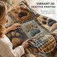 🐾 Coperta Morbida in Flanella a Impronte di Zampa | Calda e Avvolgente ma Leggera 🤗 | Stampa Vivace e Duratura ✨ | 2 Colori e 7 Dimensioni, da 70×100 a 160×220 cm 📏 | Perfetta per Divano, Letto e Viaggi 🛋️