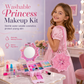 👑Set Trucco Giocattolo da Principessa per Bambini 🎀 | Valigetta Portatile con Vassoi Apribili, Colori Lavabili per Giocare | 2 Modelli
