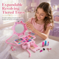 👑Set Trucco Giocattolo da Principessa per Bambini 🎀 | Valigetta Portatile con Vassoi Apribili, Colori Lavabili per Giocare | 2 Modelli