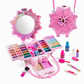 👑Set Trucco Giocattolo da Principessa per Bambini 🎀 | Valigetta Portatile con Vassoi Apribili, Colori Lavabili per Giocare | 2 Modelli