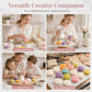 🥮 Pressa Manuale con Timbri 3D per Mooncake e Biscotti | Pistone a Molla Facile da Premere 🍰 | Motivi Dettagliati e Forma Uniforme ✨ | Materiale per Uso Alimentare 🍪