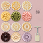 🥮 Pressa Manuale con Timbri 3D per Mooncake e Biscotti | Pistone a Molla Facile da Premere 🍰 | Motivi Dettagliati e Forma Uniforme ✨ | Materiale per Uso Alimentare 🍪