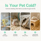 🦜Nido Appeso Caldo per Piccoli Animali | Interno in Peluche Caldo e Morbido ☁️ | Design Semi-Chiuso con Ganci Resistenti 🪝 | Per Inseparabili, Cocorite, Criceti e Scoiattoli Volanti 🐾