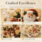 🎄 Ornamenti Natalizi Fai da Te con Pittura a Diamante 5D | Perle Scintillanti e Acrilico Trasparente 💎✨ | per Albero, Finestre e Ingressi 🏠 | Kit Creativo per le Feste 🎅