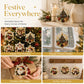 🎄 Ornamenti Natalizi Fai da Te con Pittura a Diamante 5D | Perle Scintillanti e Acrilico Trasparente 💎✨ | per Albero, Finestre e Ingressi 🏠 | Kit Creativo per le Feste 🎅