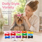 🎀 Mollettine con Fiocco per Cani e Gatti | Clip Delicate per Pelo e Acconciature 🐾 | Perfette per Foto, Feste e Uso Quotidiano 📸 | Set 10 Pezzi, Colori Misti 🎨