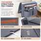 🛏️ Organizzatore da Comodino in Feltro | Tasche Portaoggetti a Parete 📱 | Per Tablet, Cellulare e Libri 📚 | Si Fissa al Letto o al Divano 🛋️