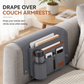 🛏️ Organizzatore da Comodino in Feltro | Tasche Portaoggetti a Parete 📱 | Per Tablet, Cellulare e Libri 📚 | Si Fissa al Letto o al Divano 🛋️