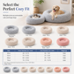 🐾 Cuccia Rotonda in Peluche per Cani e Gatti | Effetto Calmante e Caldo Sonno Profondo 💤 | Supporto Ortopedico e Fondo Antiscivolo 🛡️ | Lavabile, 40-90 cm 📏